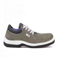 Zapato Gema gris cuero nobuck