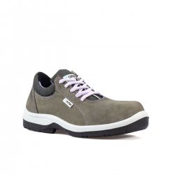 Zapato Gema gris cuero nobuck